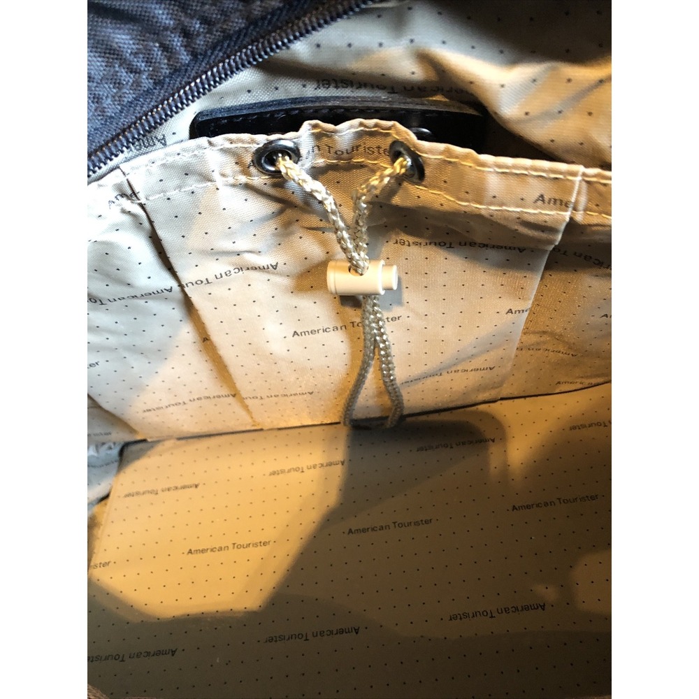 Vintage American Tourister Carry On Bag Heavy Duty Handles Strap‎ Pockets Rugged - Picture 8 of 11
